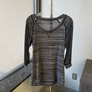 Black/Gray Dress Shirt
